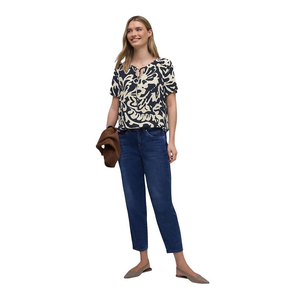 Thumbnail: Street One Blue Viscose Blouse