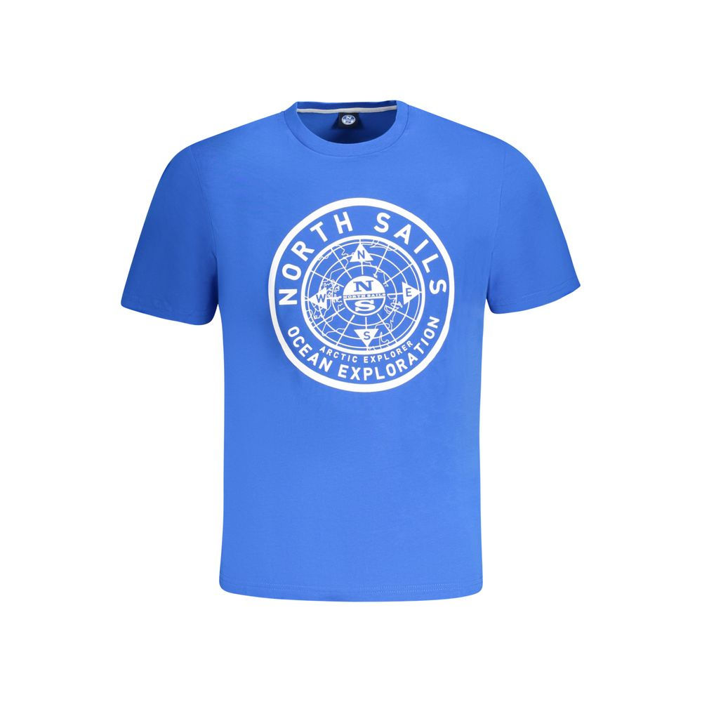 North Sails Blue Cotton Men's T-Shirt