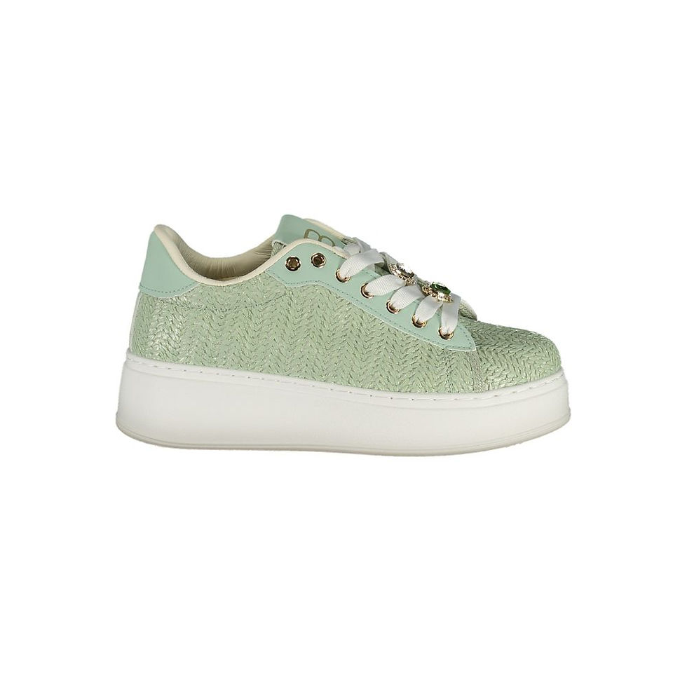 Thumbnail: Laura Biagiotti Verde Poliuretano Women Sneaker