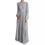 Thumbnail: Dolce & Gabbana Light Grey Polyester Pleated Long Maxi Dress