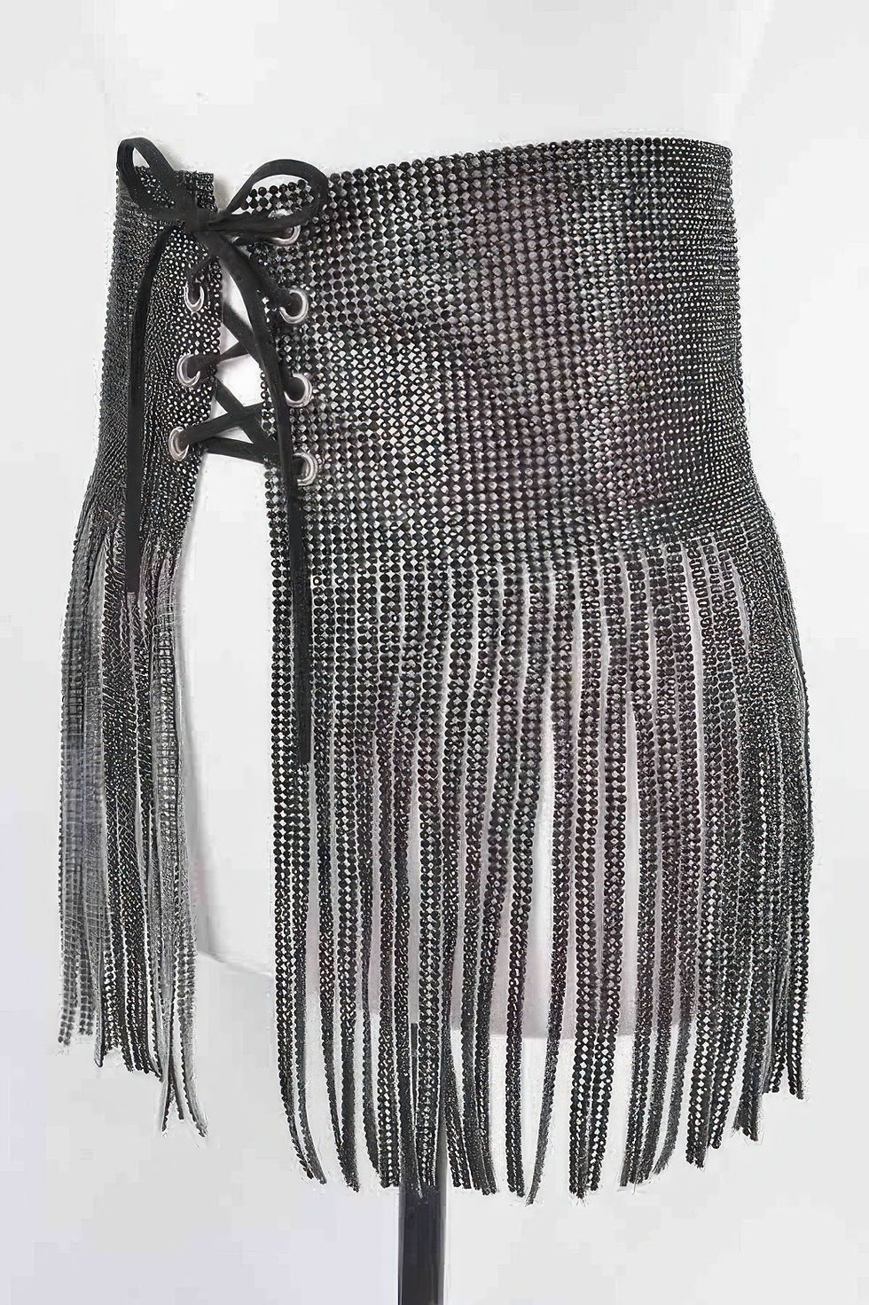 Thumbnail: Rhinestone Fringe Belt