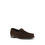 Thumbnail: Prada Brown Calf Leather Bos Taurus Slip-On Loafers