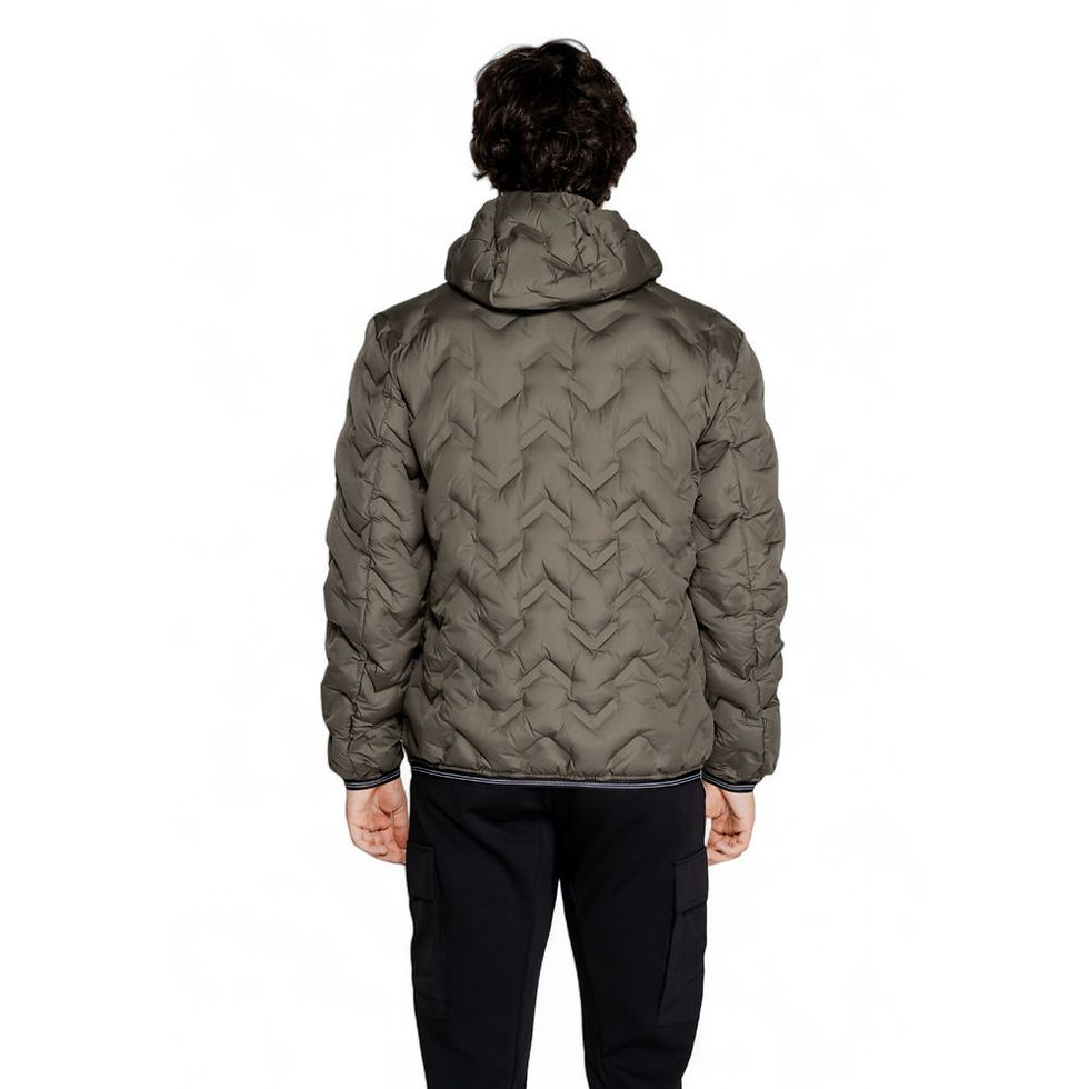 Thumbnail: Blauer Bicolor Polyethylene Full-Length Jacket