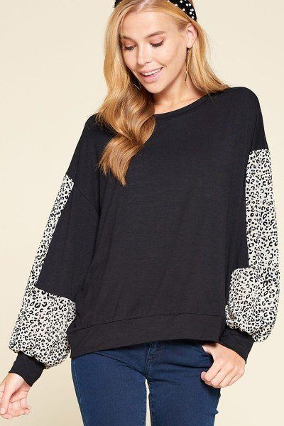 Thumbnail: Solid Jersey Casual Top