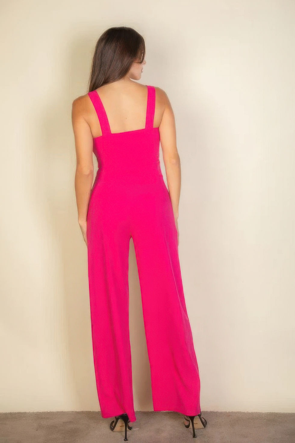 Thumbnail: Notched neck cami jumpsuit