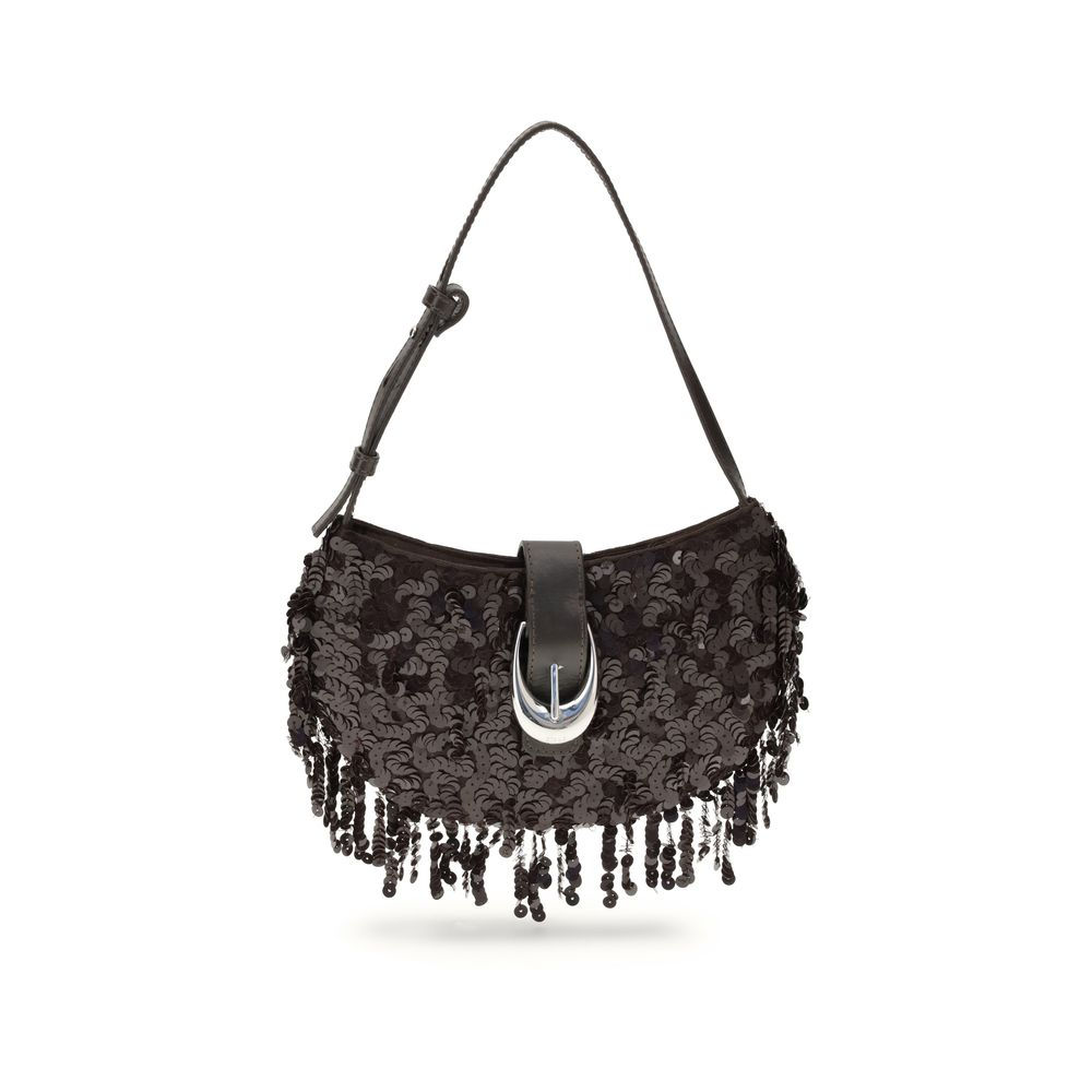 Staud Brown Polyester Shoulder Bag