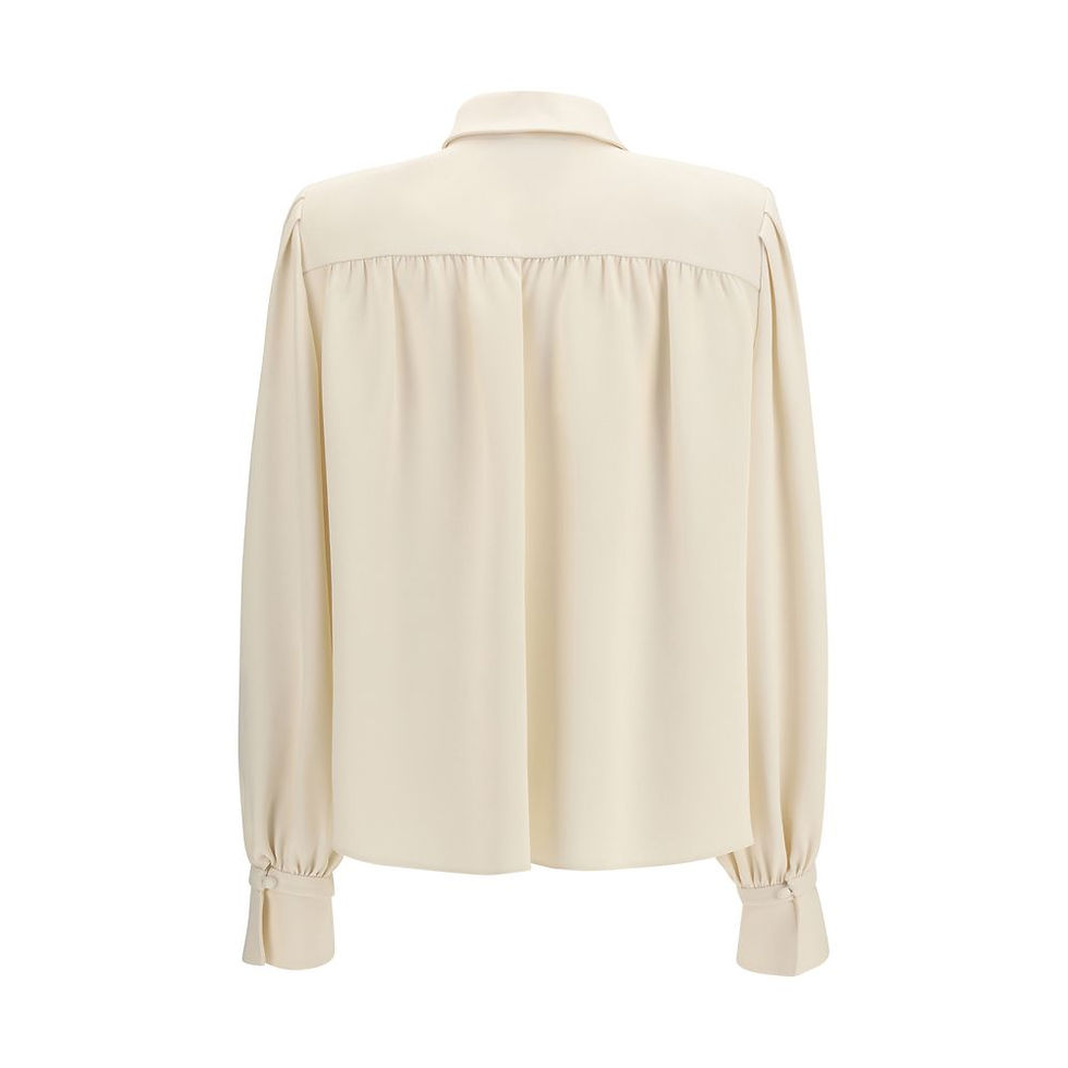 Thumbnail: Valentino Beige Silk Shirt