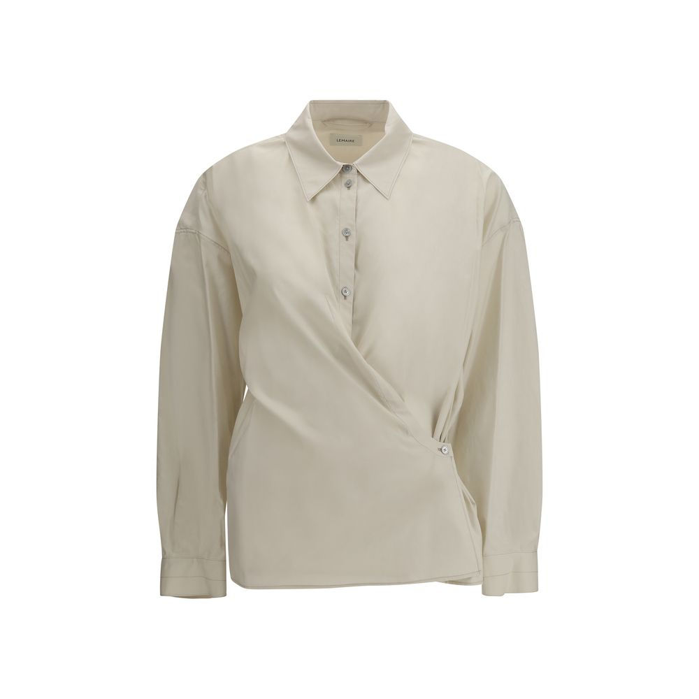 Lemaire Beige Cotton Dress Shirt