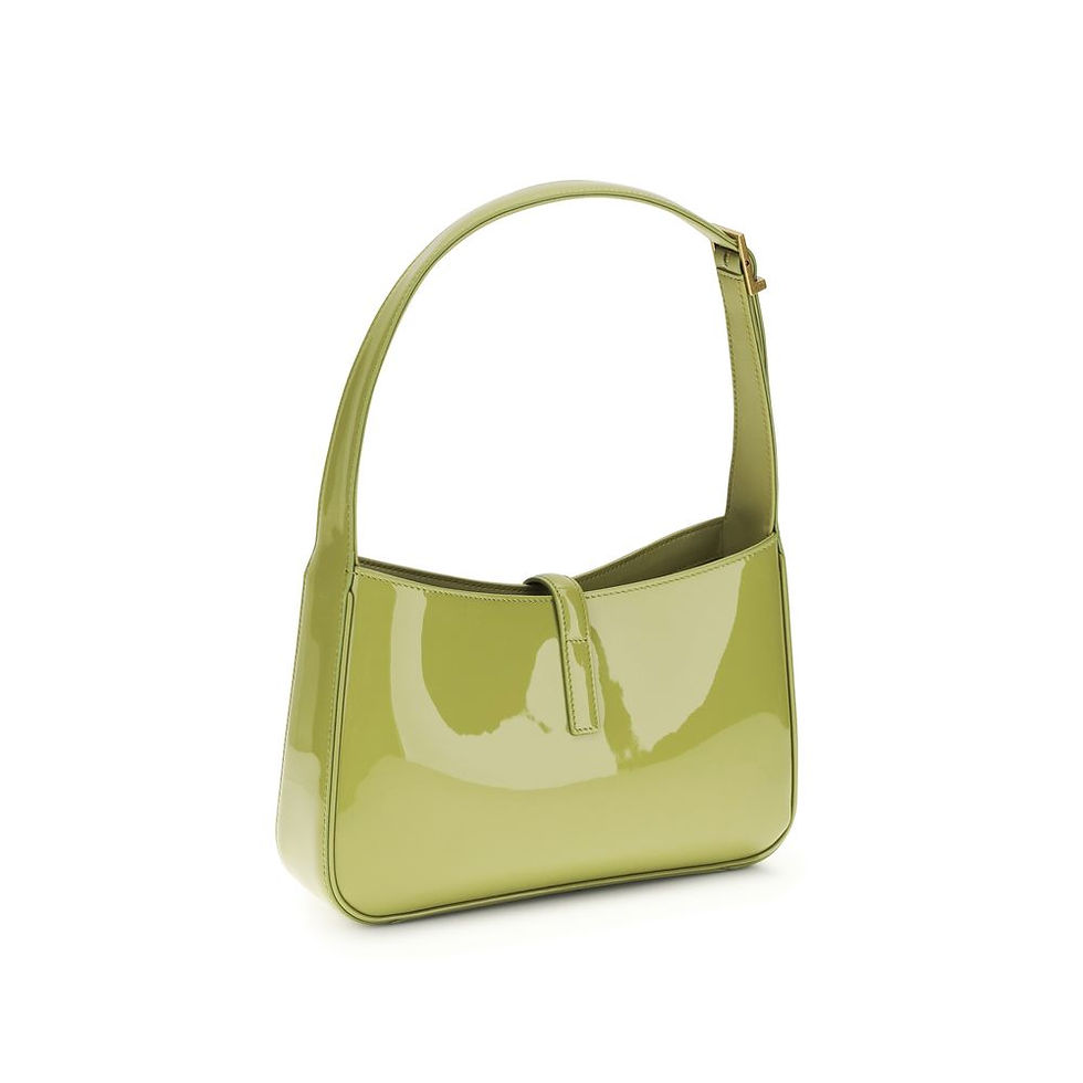 Thumbnail: Saint Laurent Bicolor Calf Leather Bos Taurus Shoulder Bag