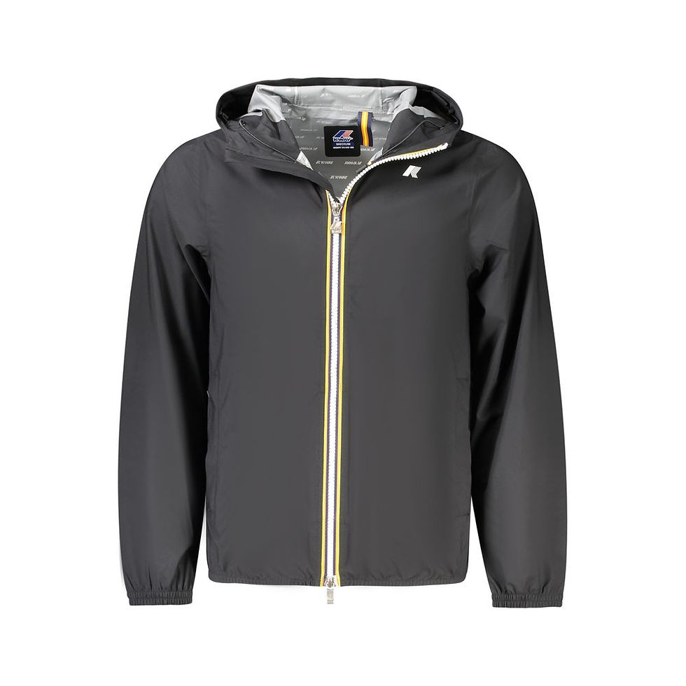 Thumbnail: K-WAY Black Polyester Mens Jacket