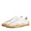 Thumbnail: Dolce & Gabbana White Leather Paint Effect Low Top Sneakers  Shoes