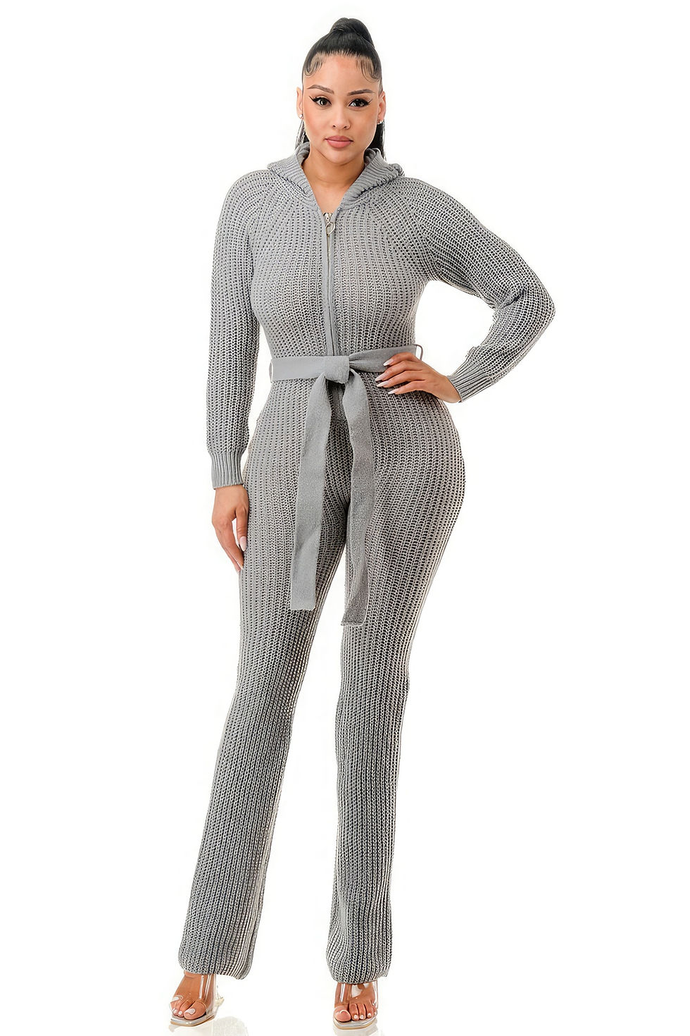 Thumbnail: Monroe Hooded Jumpsuit