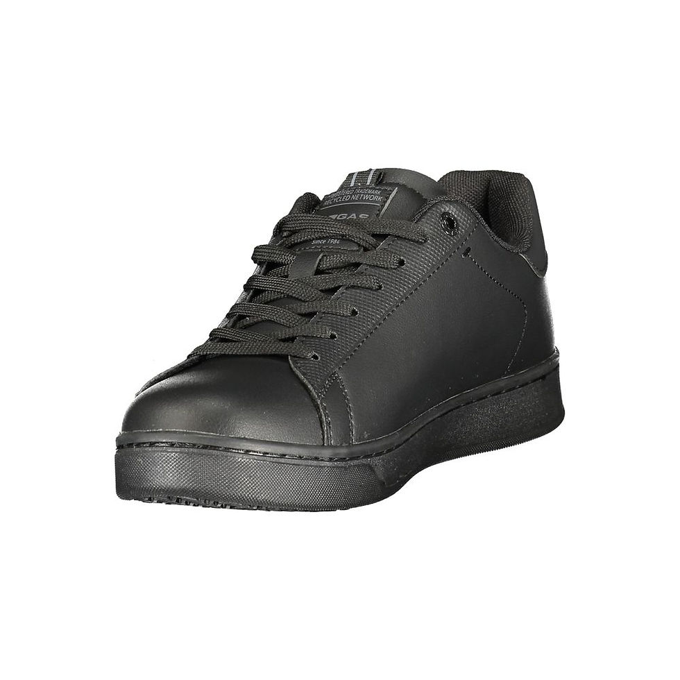 Thumbnail: Gas Black Polyurethane Men Sneaker
