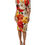 Thumbnail: Dolce & Gabbana Multicolor Floral Print Viscose Sheath Dress