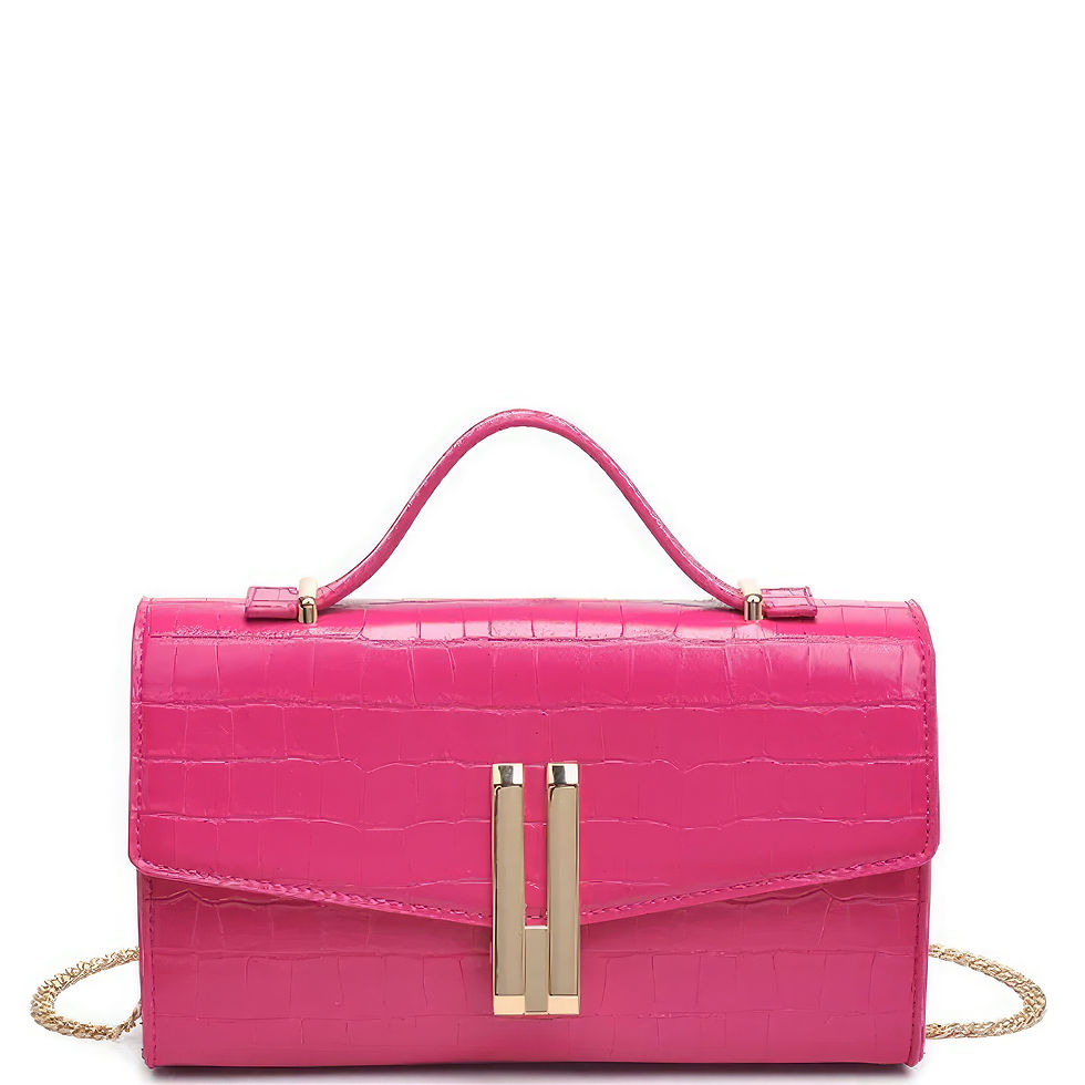 Thumbnail: Alfie Croc Print Crossbody Bag