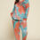 Thumbnail: Tie-dye Printed French Terry Knit Loungewear Sets