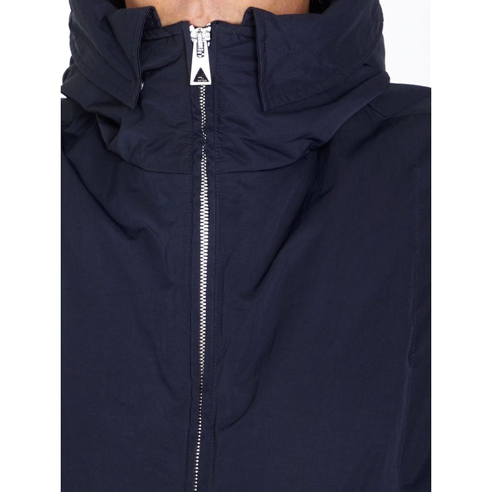 Thumbnail: Bottega Veneta Blue Polyamide Coat