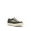 Thumbnail: Rick Owens Black Calf Leather Bos Taurus Low Top Sneakers