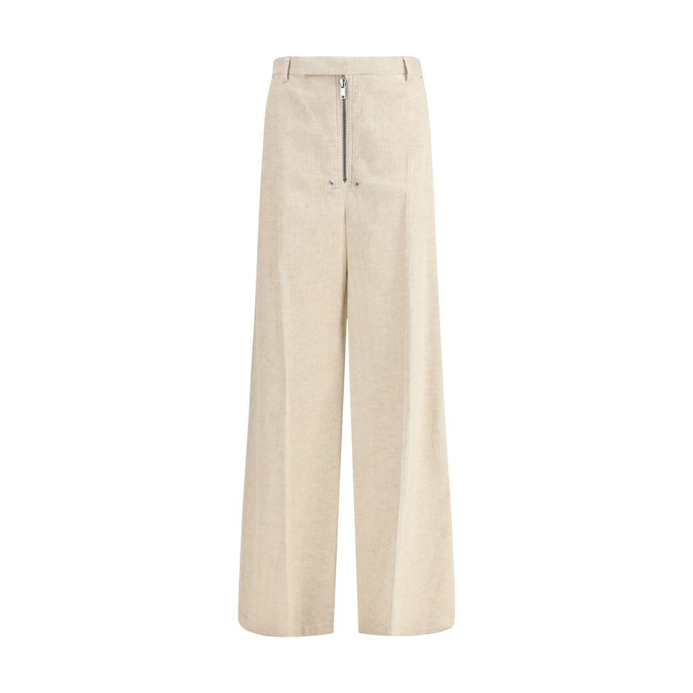 Rick Owens Beige Cotton Casual Pants