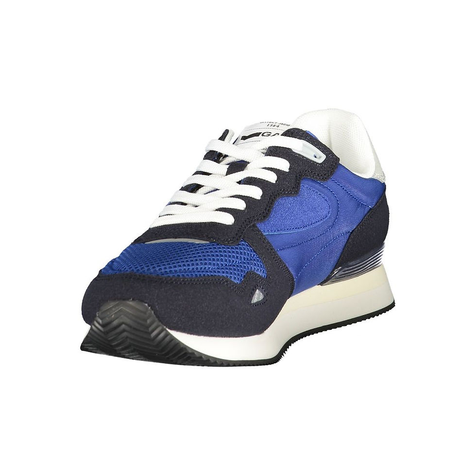 Thumbnail: Gas Blue Polyester Men Sneaker