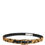 Thumbnail: Dolce & Gabbana Beige Acetate Leather Gold Metal Buckle Belt