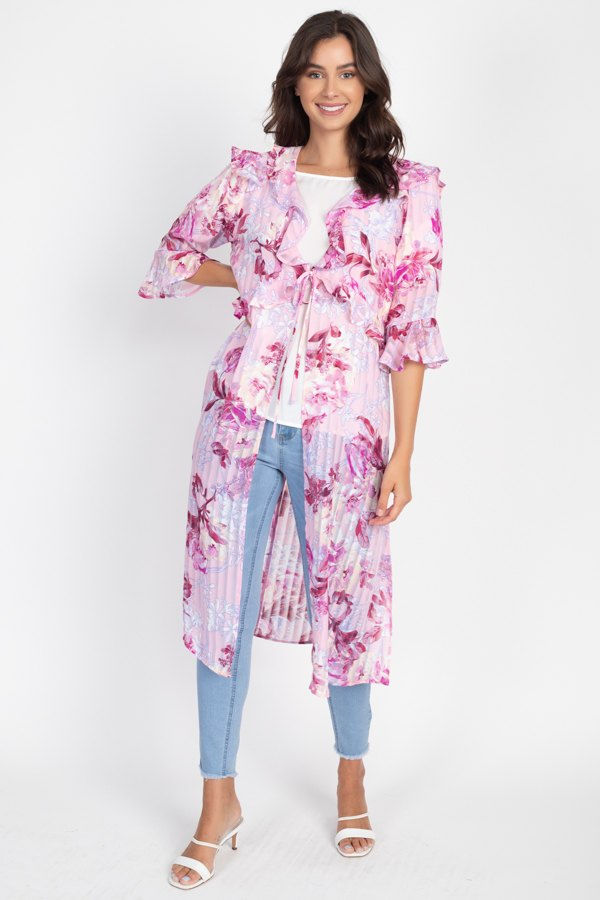 Thumbnail: Ruffle Robe Cardigan
