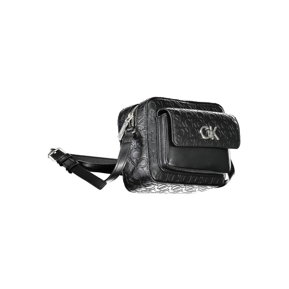 Thumbnail: Calvin Klein Black Polyester Women's Shoulder Bag