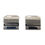 Thumbnail: Dolce & Gabbana Silver Plated Metal Brass DG Logo Pin Cufflinks