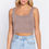 Thumbnail: Scoop Neck 2 Ply Crop Tank Top