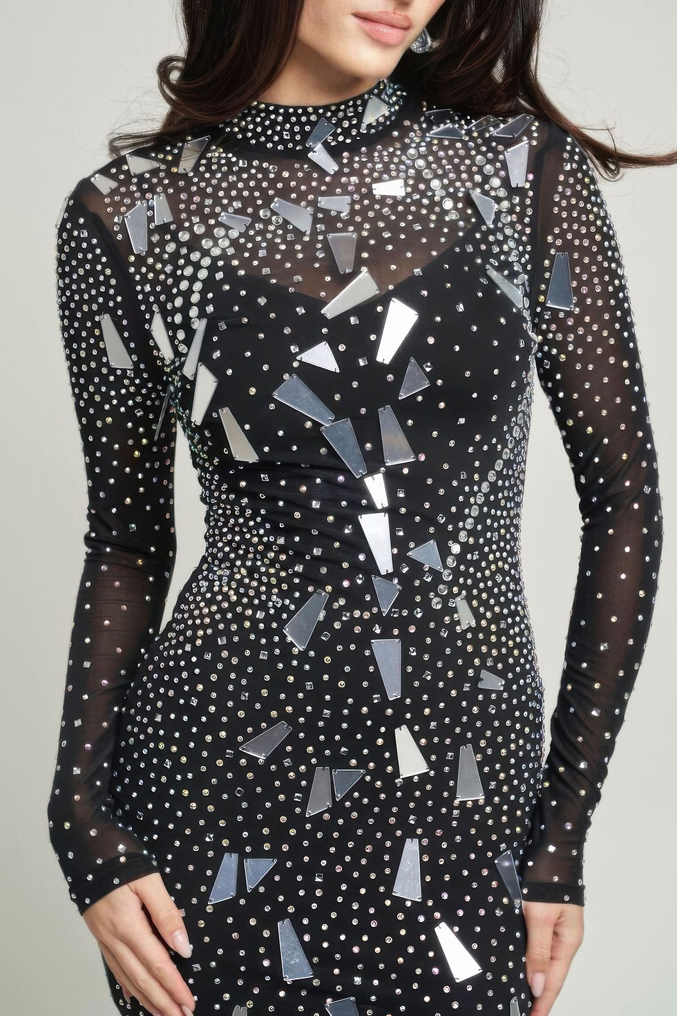 Thumbnail: Mirrors & Rhinestones Mini Dress