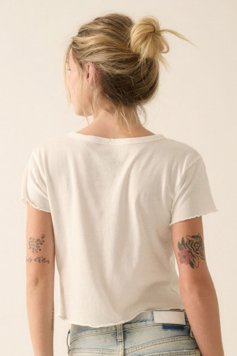 Thumbnail: My Own Muse Vintage Wash Cropped Graphic Tee