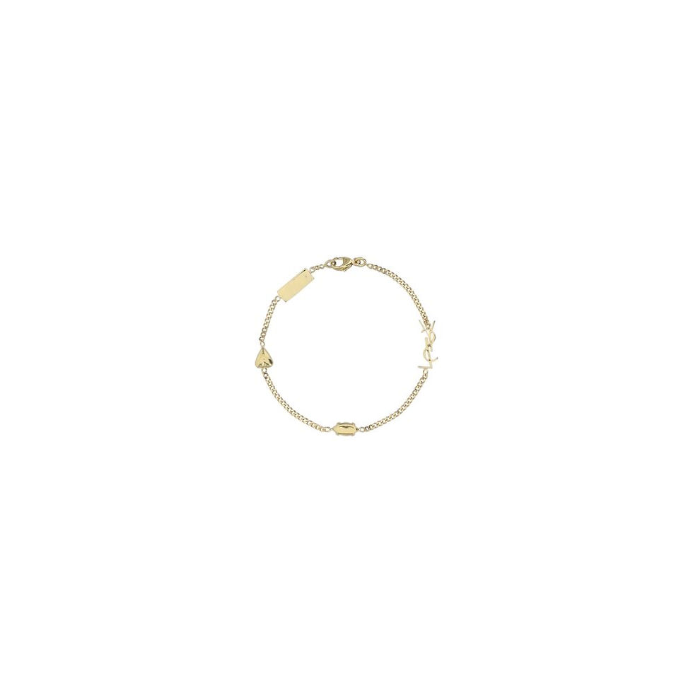 Thumbnail: Saint Laurent Bicolor Brass Bracelet
