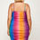 Thumbnail: Plus Size Rainbow Ombre Print Cami Dress