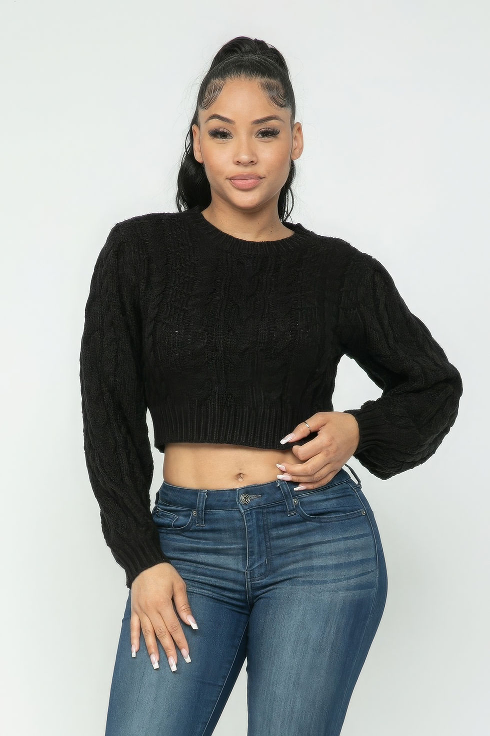 Thumbnail: Cable Pullover Top