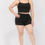 Thumbnail: Plus Size Solid Ribbed Cami Top And Shorts Set