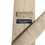 Thumbnail: Dolce & Gabbana Beige Solid Silk Adjustable Necktie Tie