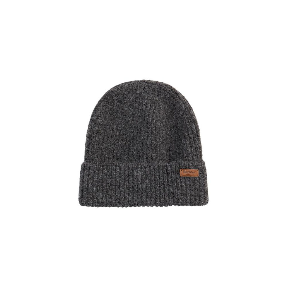Thumbnail: Barbour Gray Polyester Beanie