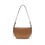 Thumbnail: Prada Brown Calf Leather Bos Taurus Shoulder Bag