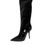 Thumbnail: Dolce & Gabbana Black Patent Leather Knee High Boots Shoes