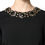 Thumbnail: Dolce & Gabbana Black Crystal Embellished Round Neck Mini Dress
