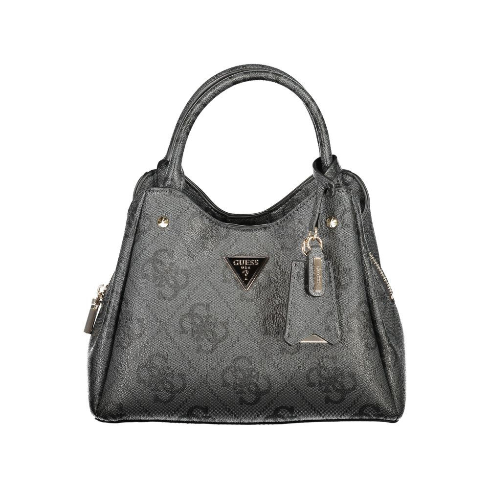 Guess Jeans Nero Poliuretano Women Handbag