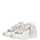 Thumbnail: Dolce & Gabbana White Leather Shearling Fur Low Top Sneakers Shoes