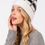 Thumbnail: Cozy Color Blocked Pom Pom Beanie