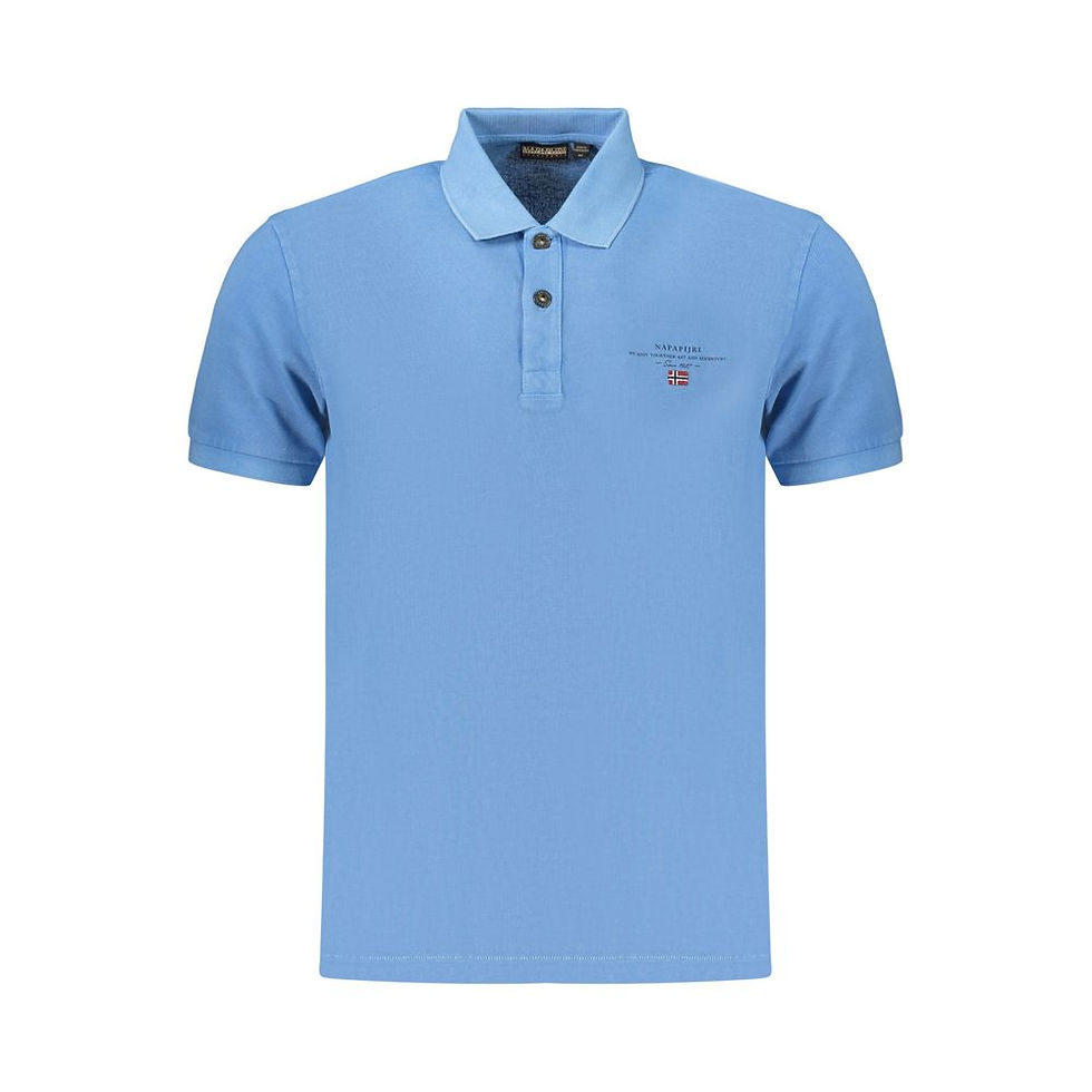 Thumbnail: Napapijri Azzurro Cotton Men's Polo