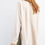 Thumbnail: Terry Knit Upside Down Detailing Side Slits Pullover Tunic