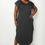 Thumbnail: Plus Size Hidden Pocket Batwing Sleeve V Neck Long Dress