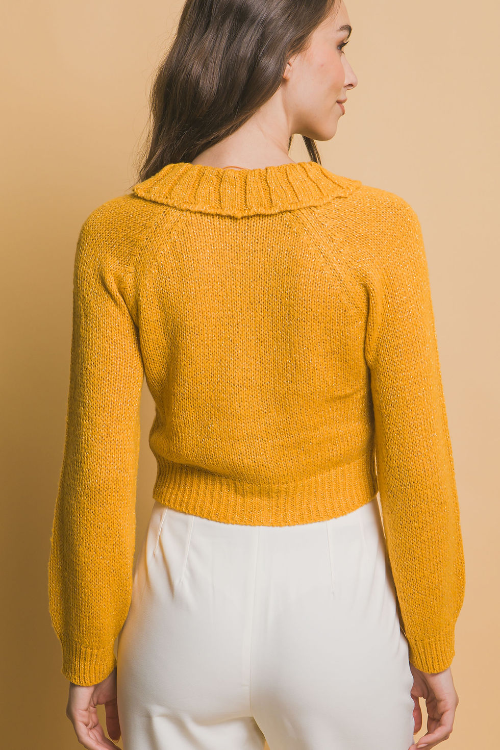 Thumbnail: Short collard sweater
