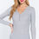 Thumbnail: Long Slv V-neck Placket Thermal Top