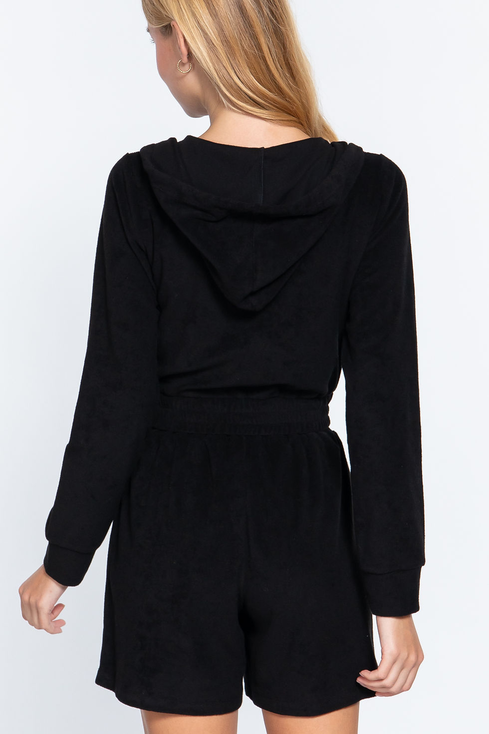 Thumbnail: Hoodie Terry Towelling Jacket
