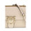 Thumbnail: PINKO Beige Calf Leather Bos Taurus Shoulder Bag